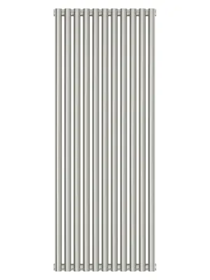 СУНЕРЖА Дизайн радиатор 1200х495 (11 секц) нерж.сталь, универ. подкл., 1/2", 00-0332-1211