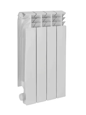 Радиатор алюминиевый, 4 секции TENRAD 500/80, 568 Вт