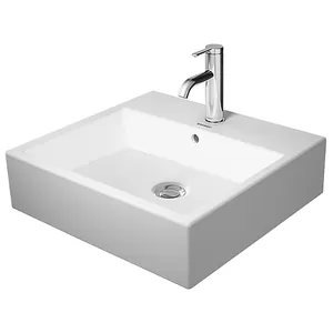 Умывальник Duravit 500х470 антигряз. покр., 1 отверстие под смес, с переливом 23505000001