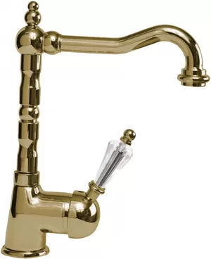 Смеситель CEZARES -LSM2-02-Sw для умывальника, донный клапан, бронза/ручка Swarovski