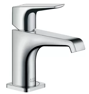 Смеситель Axor 36112000 для раковины однорычажный, незапираемый клапан, рукоятка-рычаг
