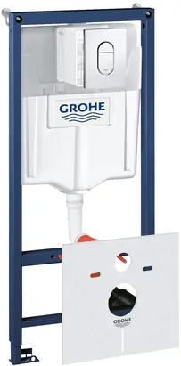 Grohe Инсталляция для подвесного унитаза 4 в 1 в сборе(клавиша Arena Cosmopolitan) 38929000