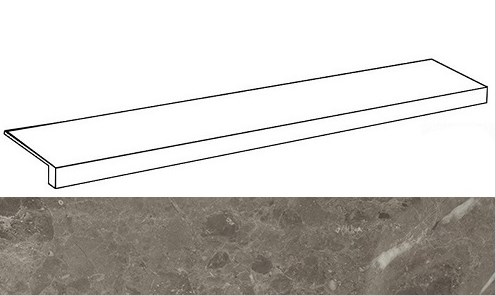 Room Stone Gray Satt 33X120 620070001229 сатинированная