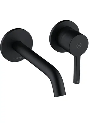 Смеситель KLUDI Pura для раковины, внешняя часть, черный мат. 202443915