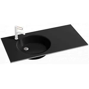 Раковина Jacob Delafon 100см с 1 отверстием, матовый черный EB2564-DE2