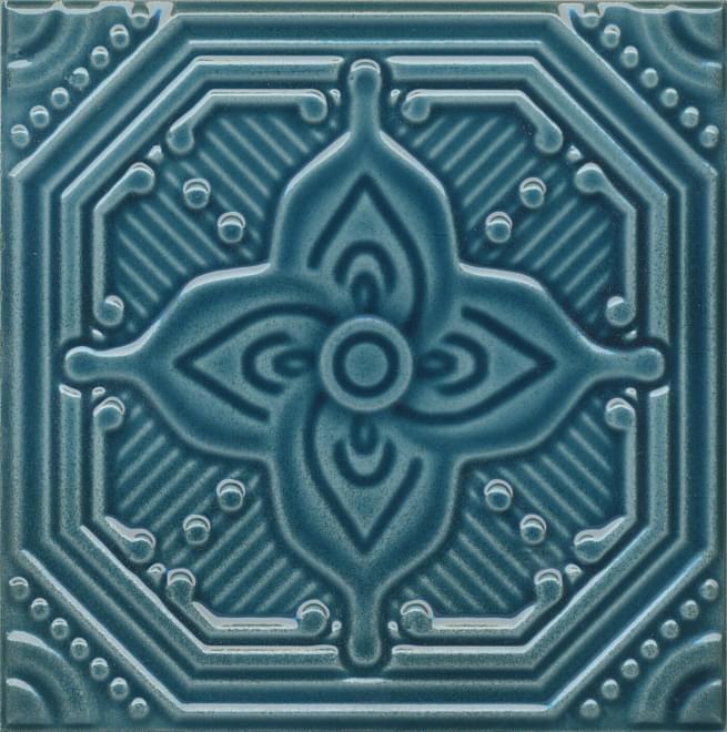 декор Салинас Декор Синий 15x15