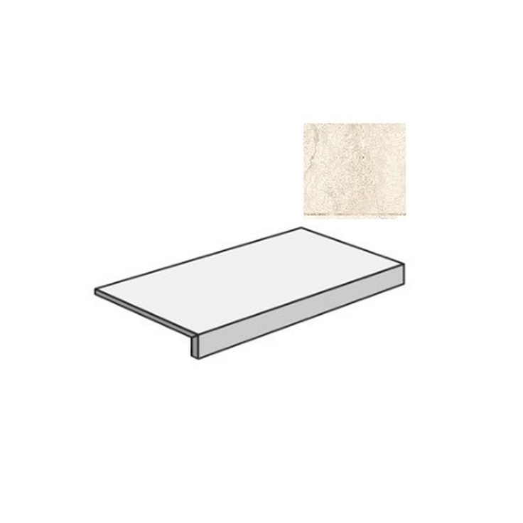 Sant Agostino Via Appia CSAGAVCI12 Gradone Vein Cut Ivory 33x120 матовая