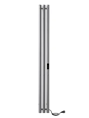 Полотенцесушитель Indigo 3 1200х130 (скрыт.монт, универ. подкл.) графит металлик LSE120-13GFMR