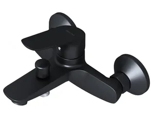 Смеситель Damixa /Jupiter для ванны/душа, однозахватный, черный 771000300/771000301