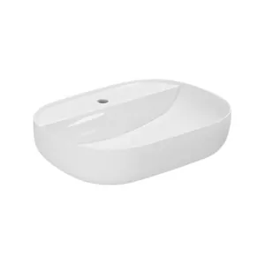 Умывальник Azzurra (600х450х150) накладной, отв. под смеситель, белый ELLA060450ZMBI