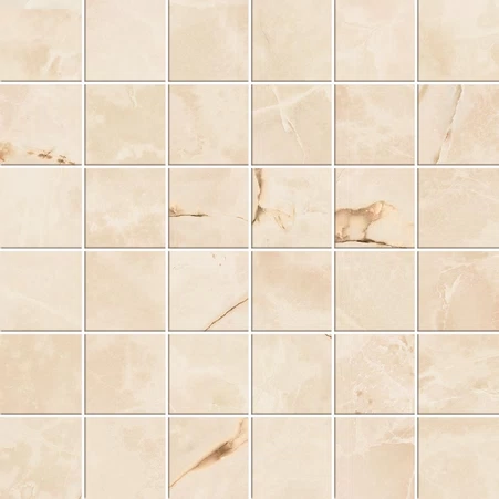 Symphonyx Alabaster Mosaic Lap 30X30 лаппатированная