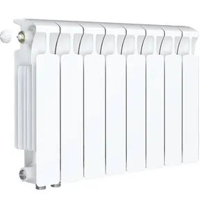 Радиатор биметаллический Rifar Ventil MVL 300 нижнее левое подкл, 8 секций, 50мм RM30008НЛ50