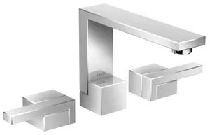 Смеситель Axor 46050000 для раковины двухрычажный, на 3 отверстия, хром