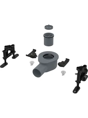 Сифон для душевого лотка Alcaplast APZ-S9 DN50 низкий, с комплектом регулируемых ножек