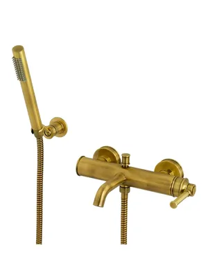 Смеситель для ванны Migliore однорычажный с душевым комплектом, бронза 31417