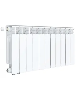 Радиатор биметаллический Rifar Ventil BVL 350 нижнее левое подключение, 11 секций, 1529 Вт