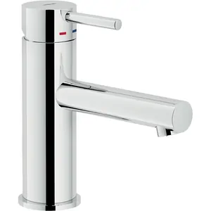 Смеситель NOBILI для раковины, однозахватный, нажимной донный клапан, хром LV00418/3CR