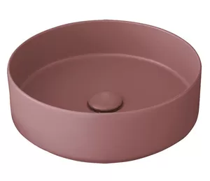 Раковина накладная Cielo (400х400х125) цвет Cipria, круглая SHCOLAT40CP