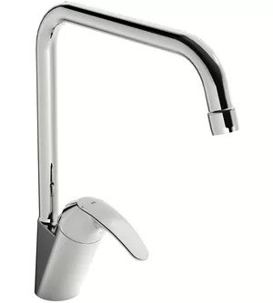 ORAS 1438F Смеситель для кухни однозахватный, с высоким поворотным изливом и аэратором