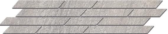 бордюр Гренель Бордюр Серый Мозаичный 9.8x46.8