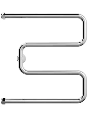 GROTA Полотенцесушитель водяной 500x500 полиров. нерж.сталь 1"