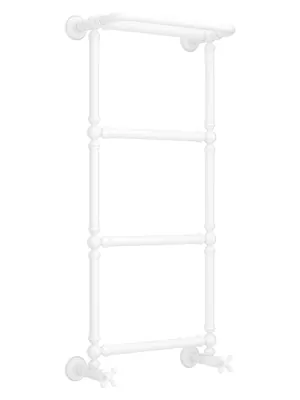 СУНЕРЖА 1386 Полотенцесушитель 960х400 белый,с полкой,нижнее подкл.3/4" 12-0281-9640