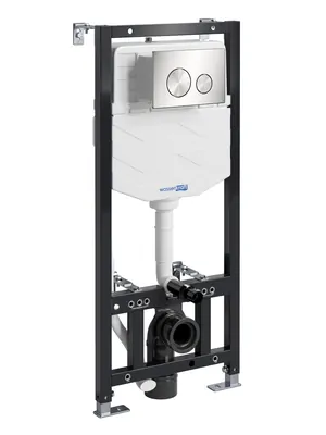 Инсталляция для унитаза WasserKRAFT с клавишей смыва, цвет: никель 10TLT.010.ME.BN02