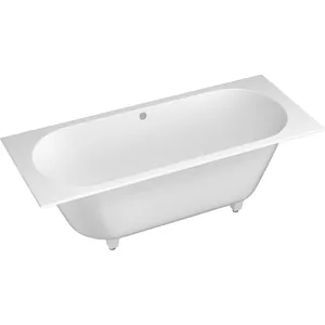 Ванна встраиваемая Salini 1700х750х600 иск. камень S-Sense, белый глянец 103413G