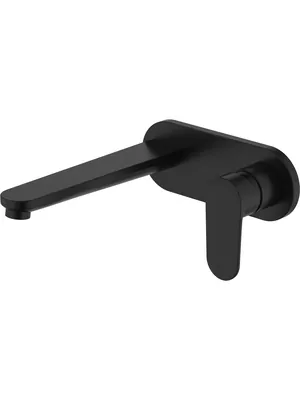 Смеситель для раковины Aquatek AQ1813MB встраиваемый, однозахватный, излив 275мм, черный мат