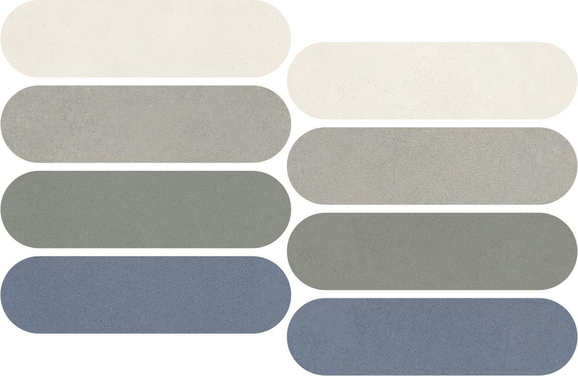 мозаика Nuances Mosaico Ovale Mix Freddo 2 Strideup 19.5x37