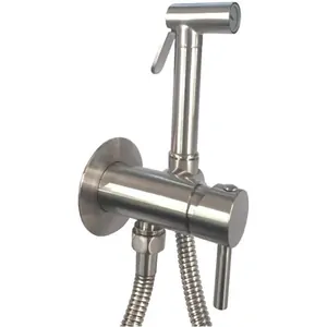 Смеситель встраиваемый Paffoni ZDUP110ST с гиг. душем, однозахватный, сталь