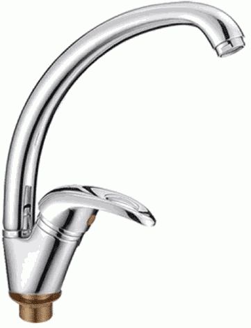 Смеситель Ledeme Н15 для кухни, однозахватный, поворотный излив, хром L5915