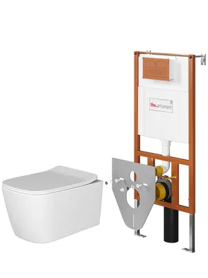 Комплект: Инсталляция Artceram+Унитаз A16 подвесной, турбо смыв, безоб+сиденье микролифт 700.101.05