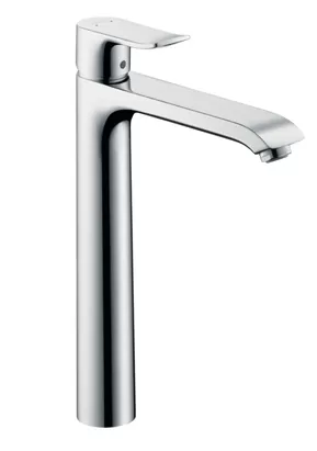 Смеситель Hansgrohe 31082000 для умывальника с высоким фиксированным изливом,донный клапан