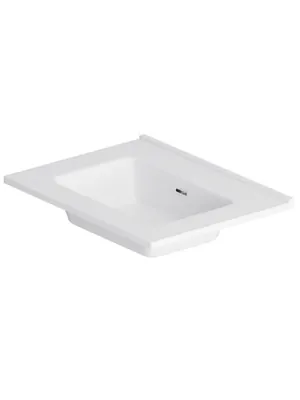 Раковина AM.PM мебельная, керамика (610х465х170) встроенная, белый глянец M7BWCC0602WG