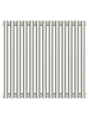 СУНЕРЖА Дизайн радиатор 500х585 (13 секц) нерж.сталь, универ. подкл., 1/2", 00-0332-5013