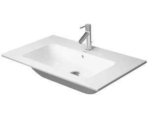Умывальник DURAVIT 830х490 антигряз.покр., отверстие под смеситель, перелив 23368300001
