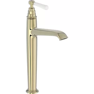 Смеситель для раковины Jacob Delafon E24309-BGG высокий, однозахватный, глянцевое золото