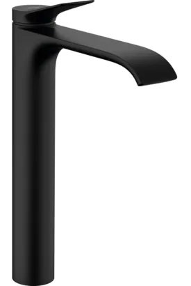 Смеситель Hansgrohe 75042670 для раковины, однорычажный, излив 250, матовый черный