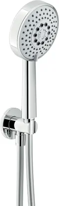 Душевой гарнитур NOBILI для встр. смес., шланговое подкл., лейка 4 режима, шланг, хром AD146/47CR