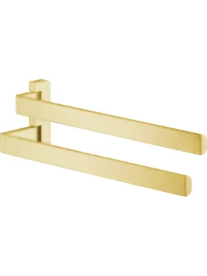Axor Полотенцедержатель двойной 409мм 42821250 шлиф.золото