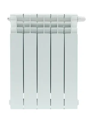 Радиатор STOUT Ventil 500 5 секций, биметалл, нижнее правое подключение,белый SRB-3320-050005