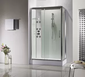Душевая кабина BAND HOURS EVOLUTION R 70х100х217 стекло прозрачное, профиль хром, низ. поддон