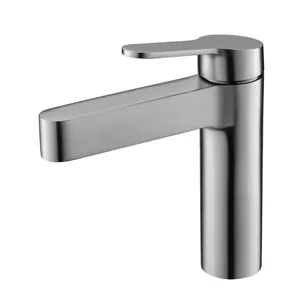 Смеситель для раковины BelBagno DEL-LVM-IN однозахватный,без донного клапана, сатин