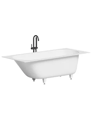 Ванна встраиваемая Salini 102412M 1800х800х600 иск. камень S-Sense, цвет: белый матовый