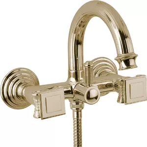 Смеситель CEZARES -VD-02-O для ванны/душа, настенный, бронза/ручки металл