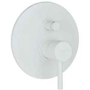 Смеситель для душа Giulini Futuro встраиваемый с переключ. на 2 потреб., белый мат. F6513BO