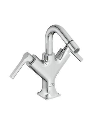 Ideal Standard Смеситель для биде BD441AA двухзахватный, донный клапан, хром