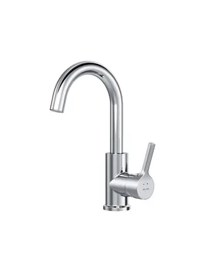 Смеситель AM.PM S для умывальника, однозахватный, поворотный излив 140мм, хром F85B02700