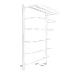 Полотенцесушитель Indigo с/п 800х500 (таймер,скр.монт) белый мат, LHE80-50WMR